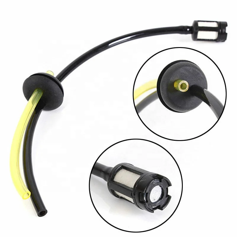 Replacement Fuel Hose Pipe with Tank Filter Fuel Filter for Strimmer Trimmer Brush Cutter Lawn Mower 43CC 52CC CG330 CG430 CG520