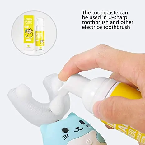 Wholesale Teeth Whitening Mousse Toothpaste For Kids Oral Care Teeth Cleaning Food Grade Dental Tandpasta