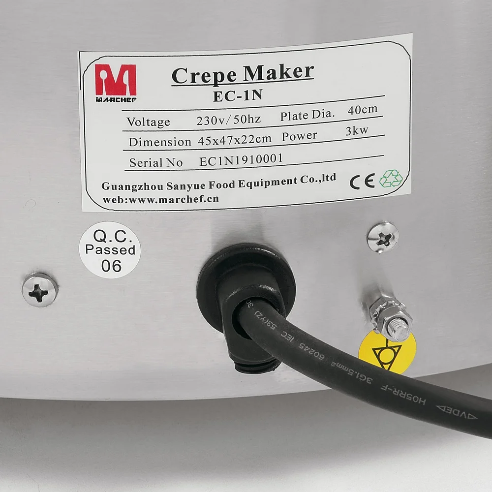 CE crepe maker electric commercial counter top Commercial Non Stick industrial Electric Crepe Maker