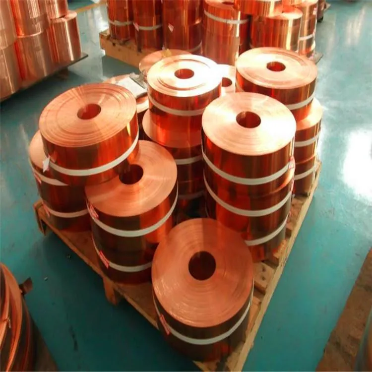 T2 red copper foil skin, grounding conductive ultra-thin copper strip, red copper gasket 0.05-3mm