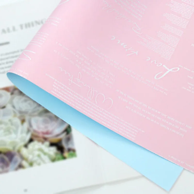 Gift Wrapping Paper Double-sided Color Film Flower Wrapping Paper Gift Wrap Paper Roll