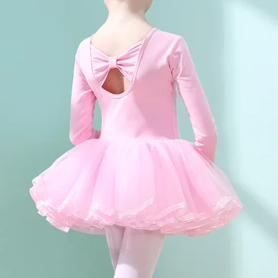 Baby Girls Wholesale High Quality Cheap Kids Girls Cotton Ballet Dance Costumes Dress 5039