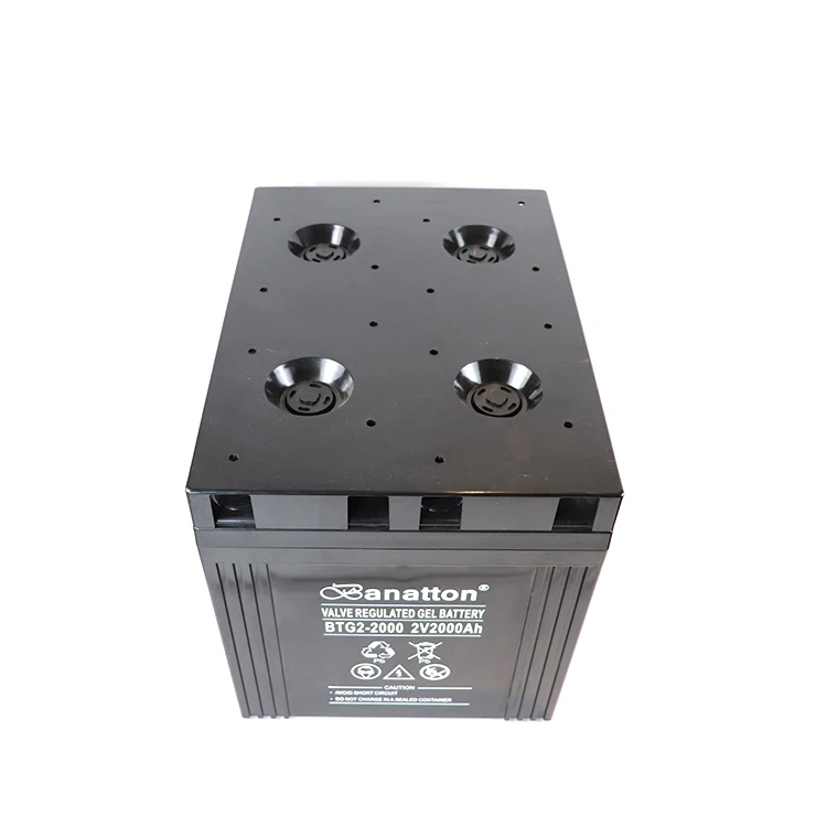 Banatton Baterias Solares 2V 2000Ah GEL Battery Bateria Accu Pil Batterie Solaire Solarbatterie Baterai Acid Lead Batteries
