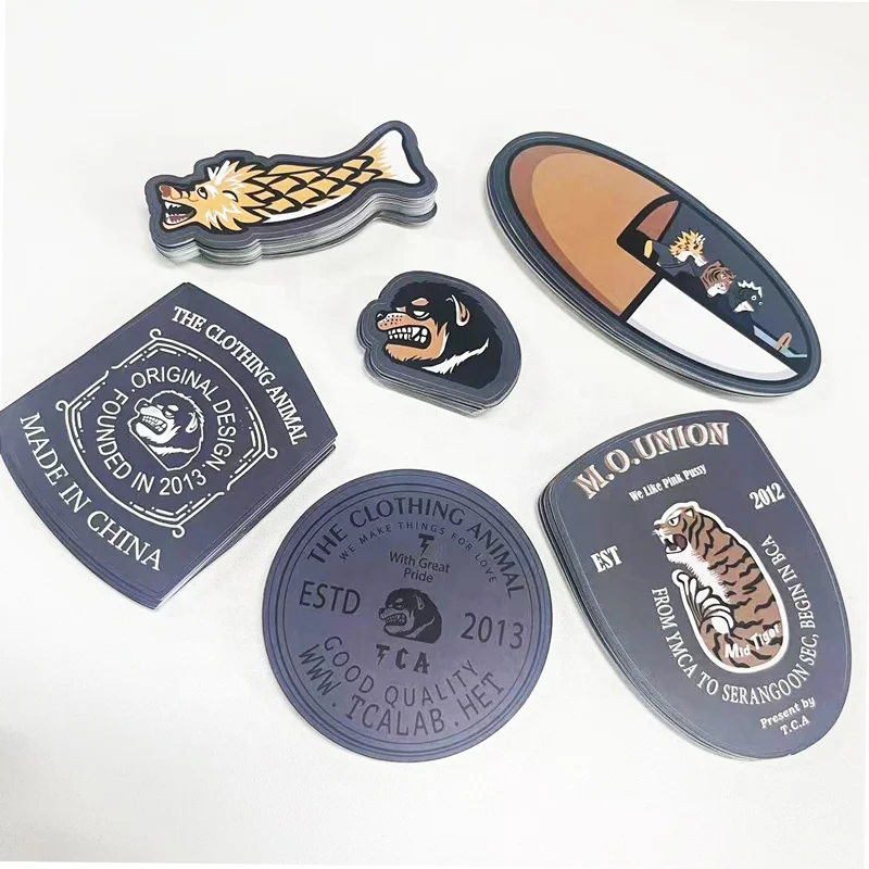 Waterproof Rainbow Anime Holographic Stickers Decorative Logo Stickers Custom Die Cut Stickers