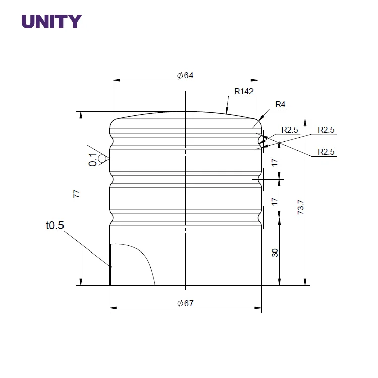Unity Heavy Duty Door Stop Solid Stainless Steel Door Stop Security Metal Door Stopper
