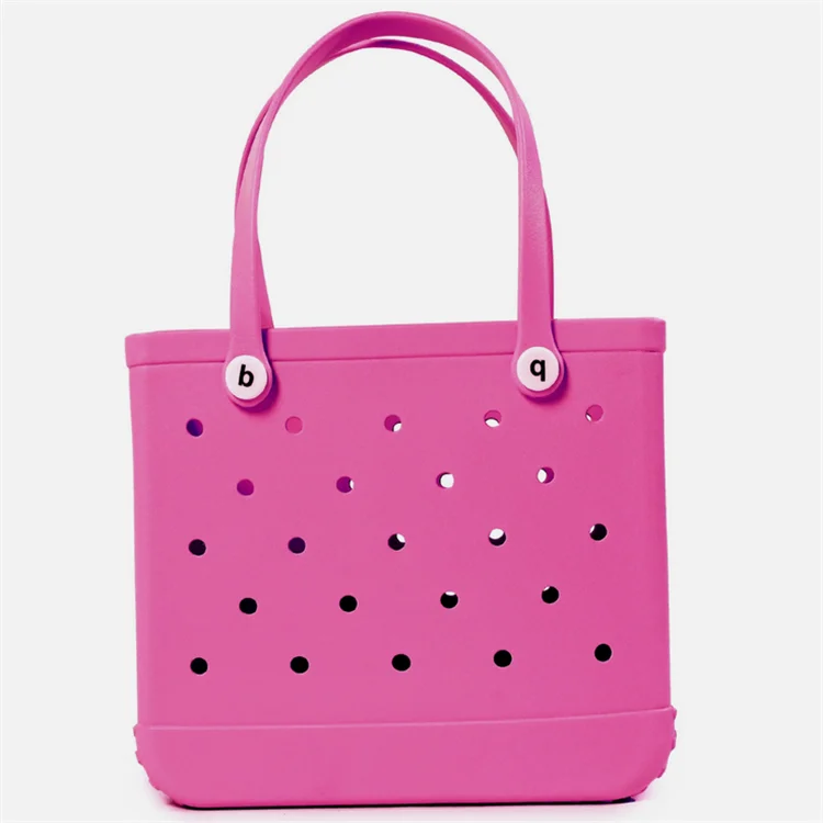 2024 Hot Selling Fashion Handbags Bogg Bag Silicone Beach Washable Eva Bogg Bag Totes For Women