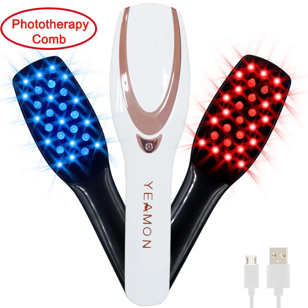 Electric Wireless Infrared Ray Growth Laser hair brush Head Massage brushes electric combs brushes