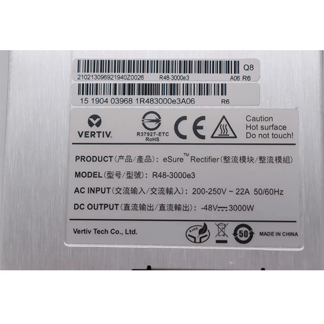  Качество productsR48-3000e3 новый оригинальный модуль выпрямителя R48-3000 Emerson Network Power составлена