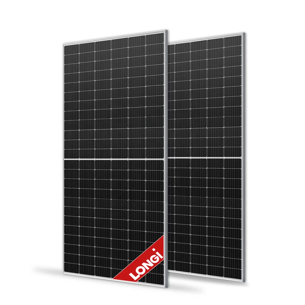 LONGi Solar Bifacial 420W-580W PV Solar Panel N-Type PERC Half Cell Technology