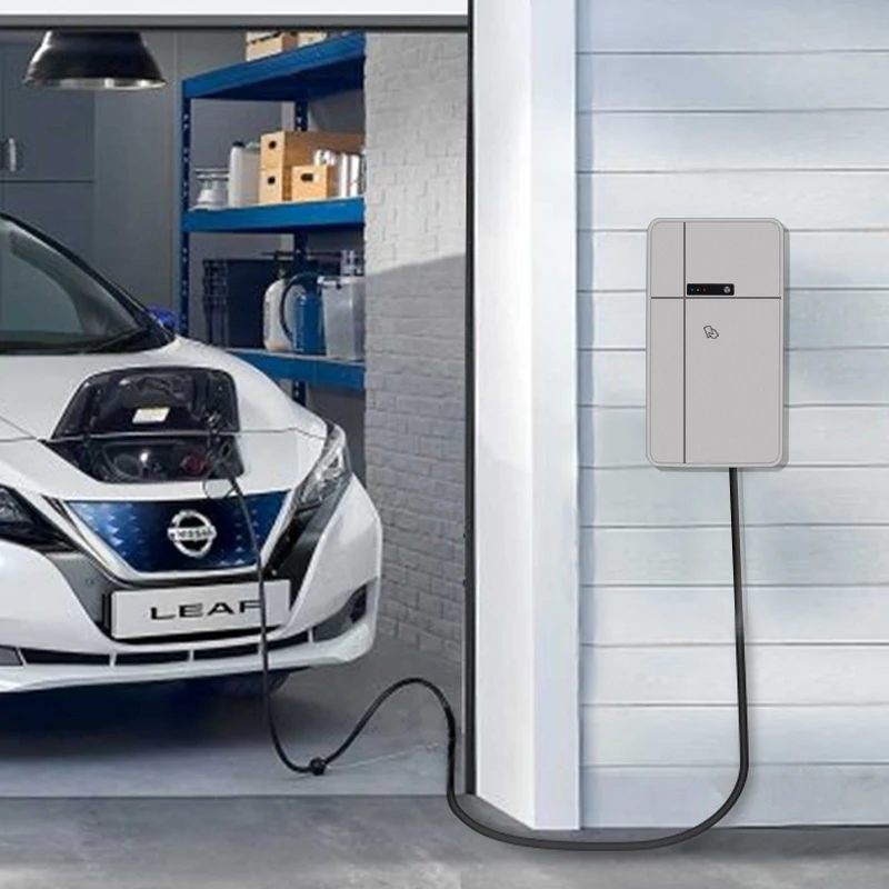 Wholesale Factory Sale 16A 32A Mode EVSE Level 2 Electric Vehicle Charger EV Fast Charging Stations