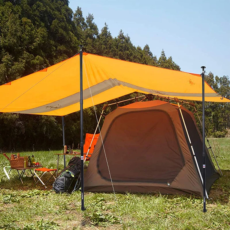 Sun Shade Poles Thick Shade Sail Post for Shade Sails Outdoor String Light Patio Backyard