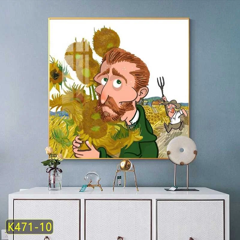 Art print painting living room hotel  wall decoration paintings and wall art classical figure paper still life monalisa painting