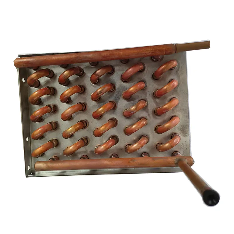 Manufacturer sells copper tube condenser blue fin plate heat exchanger