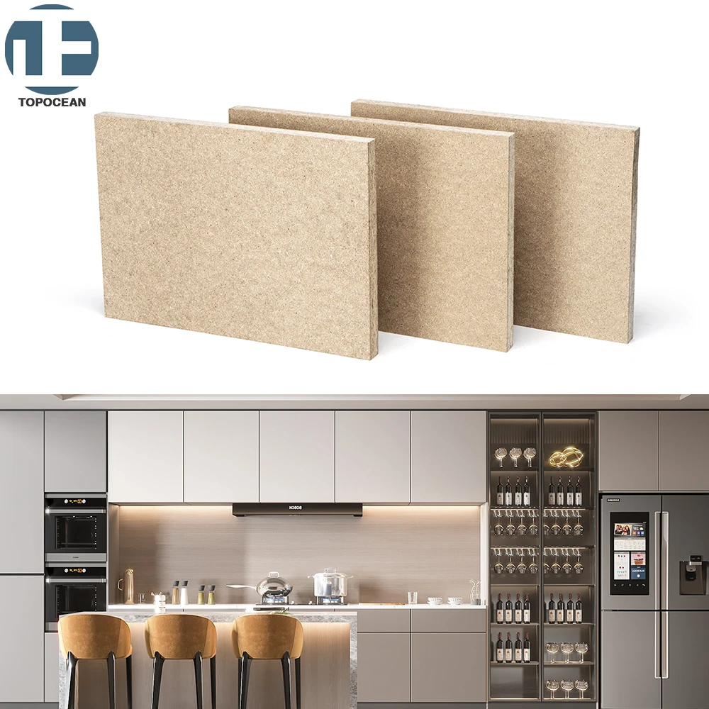 TOPOCEAN FOSB Particle Board OSB Manufacturers 1220*2745 15mm Termite Resistant F-OSB For Cabinet