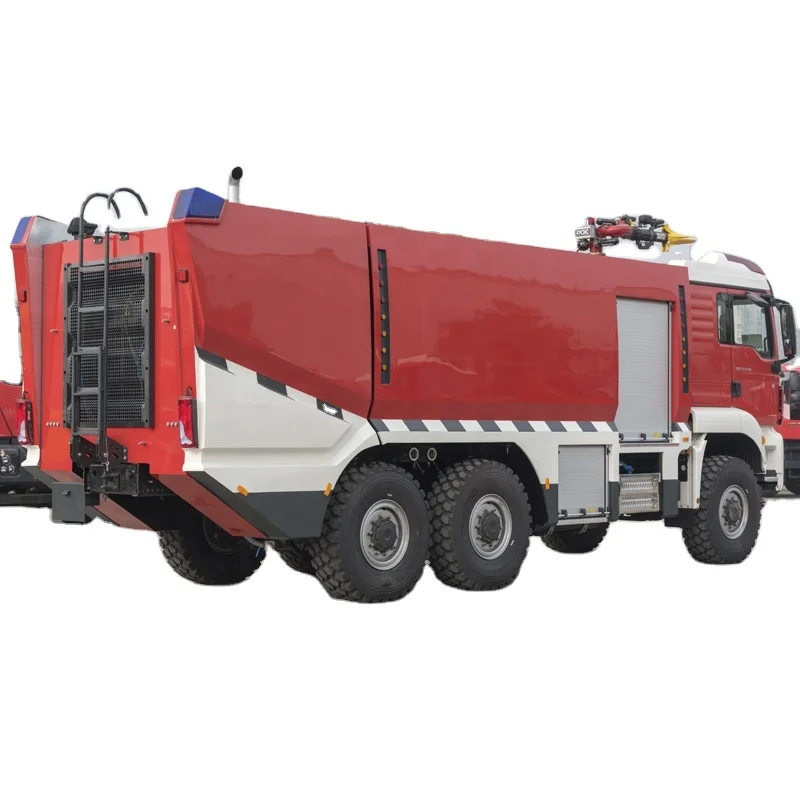 MAN airport fire truck fire water cannon with pump fire fighting vehicle for sale