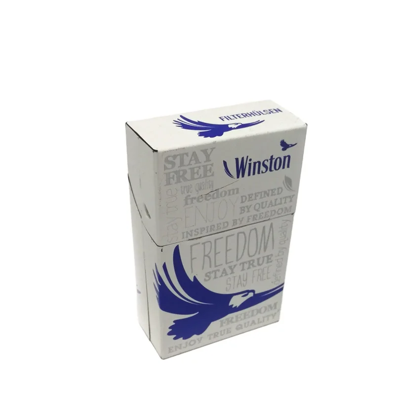 Lip Smacker Packaging Wholesale Cheap Cigarette Box Metal White Tin  Anti-slip Dog Food Storage Container Child resistant Tin