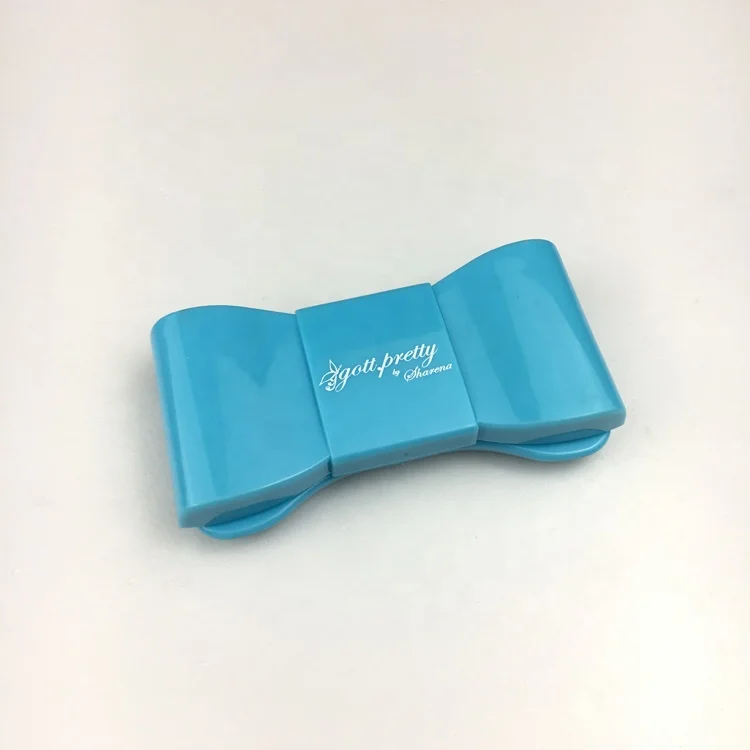 Cheap price Bowknot Shape Ribbon Style Label Black Contact Lens Case  A-601