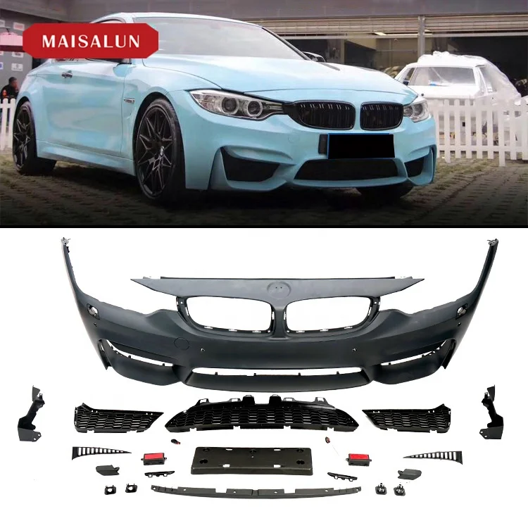 F32 F36 M4 стиль PP материал переднего бампера для BMW серий 4 F32 F36 тела комплект