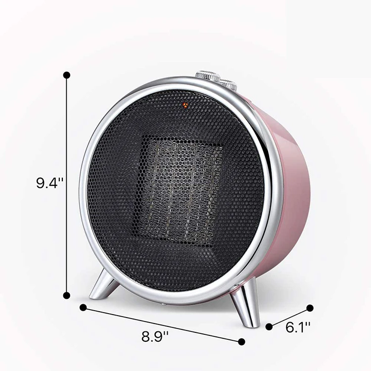 
Hot sale quiet 50dB sound Fast heating Overheat Protection ETL Listed hot air blower space heater 