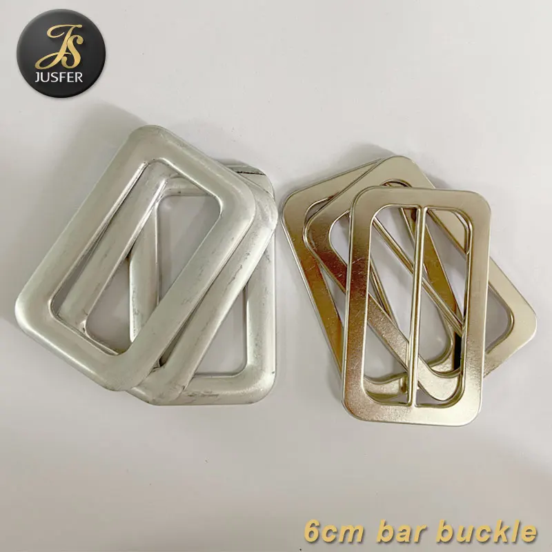 Belt buckle manufacture supply 2.3 inch aluminum belt buckle blank for belt garment square buckle