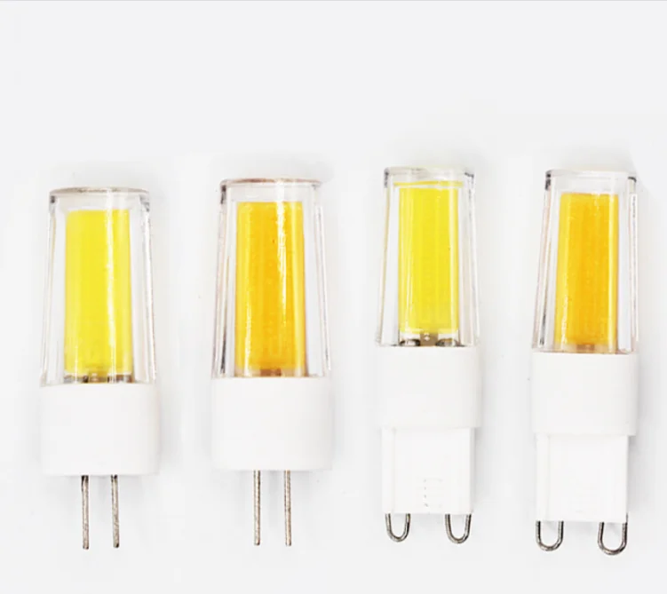 G4 Led Lamp Base G9 Flat Plug Small Corn Light Source Sapphire COB 2609 5w High Voltage 220v Dimming Light Energy-saving Lamp 80