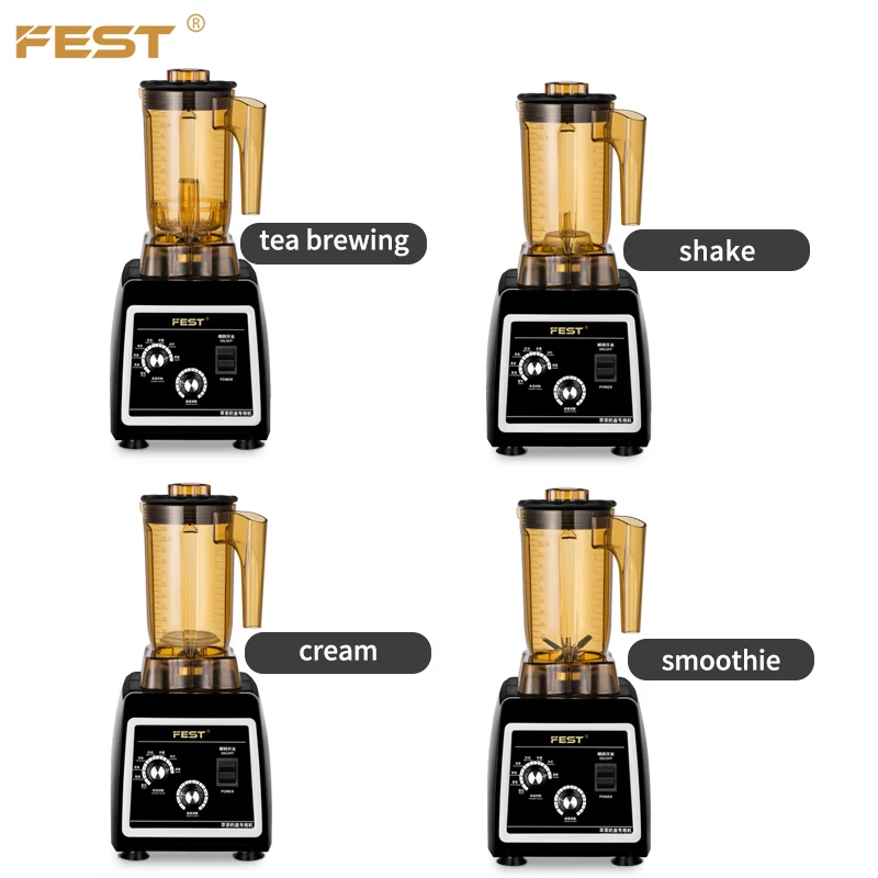 FEST 4 in 1 blender multi purpose 1.2L 1.5KW commercial blender with sound enclosure	commercial bubble machine