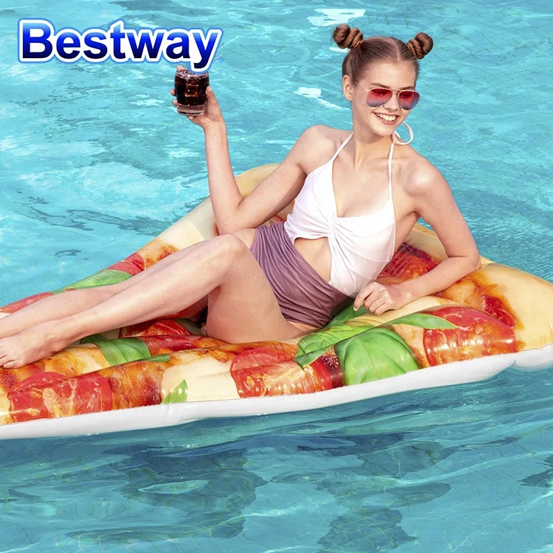 44038 Realistically Pizza Slice Floating Island Swimming Inflatable Pool Float
