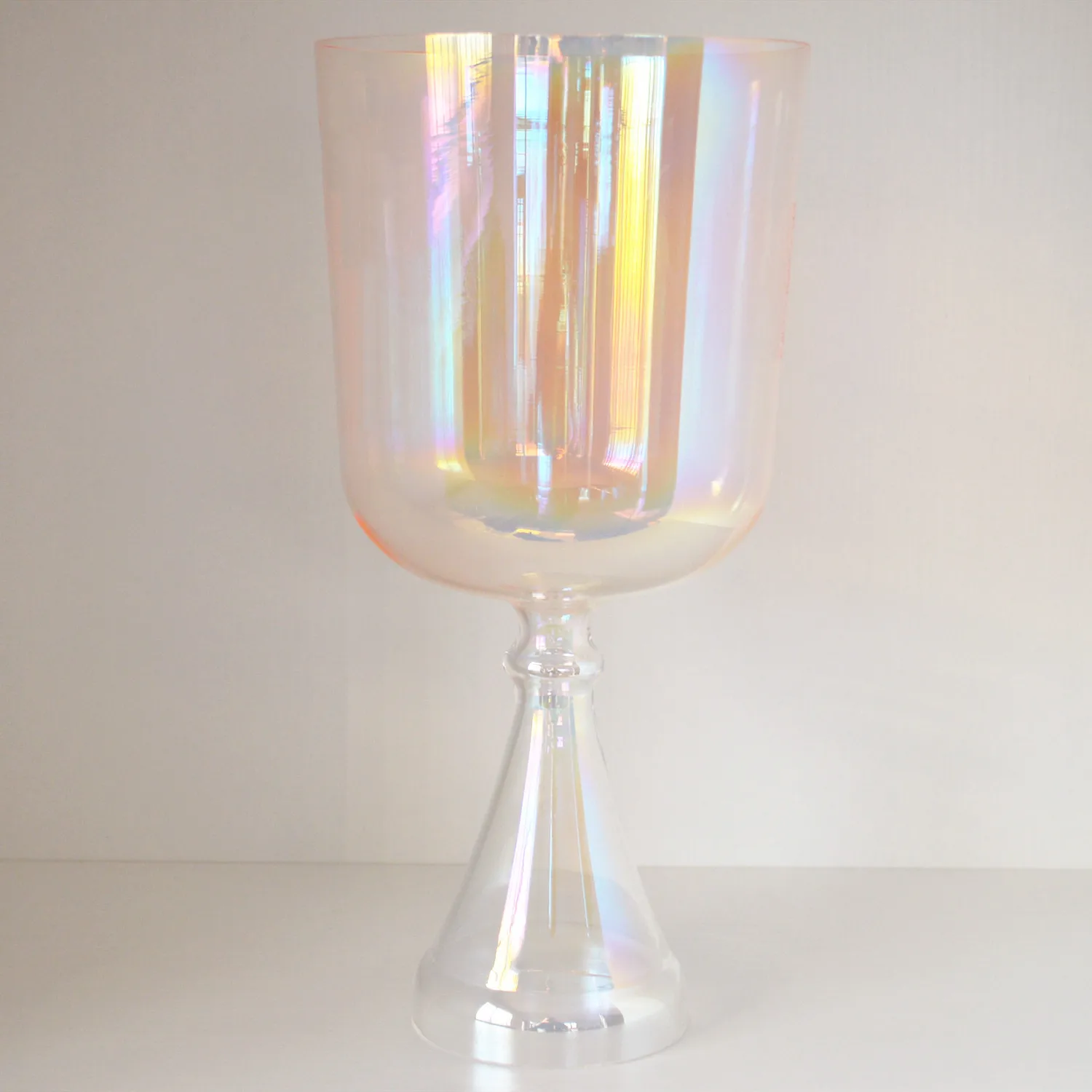 Чакра с примечаниями о альхимии, светло-оранжевая кварцевая чаша с кристаллом для пения в честь священного грейла для исцеления, звуковая ванна, 5-9 дюймов