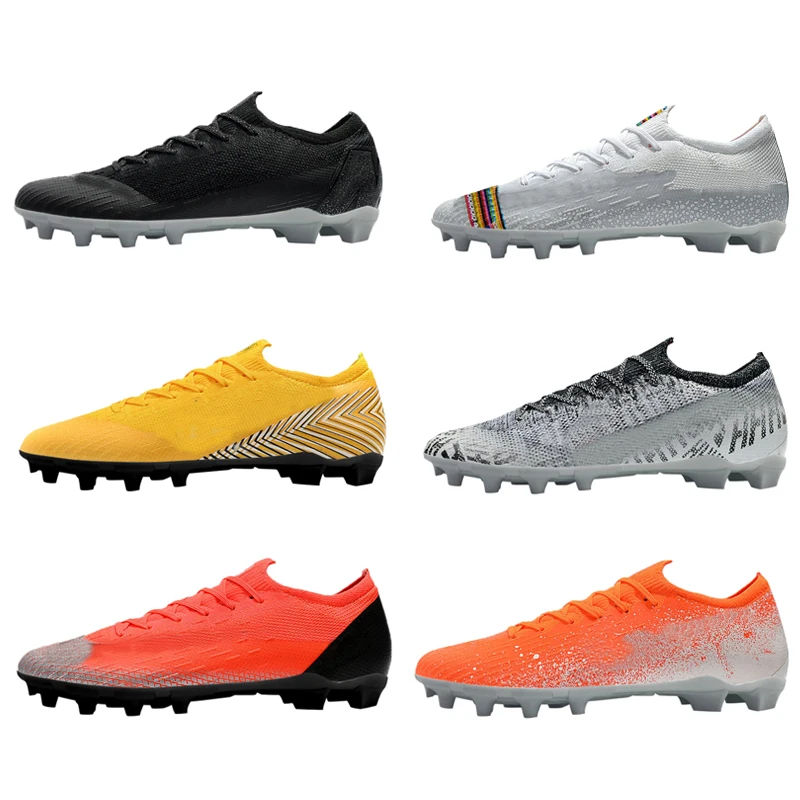 Custom High Quality Original Breathable High Ankle Sport Turf SG  Soccer Boots Football Shoes Soccer Cleats For Mens
