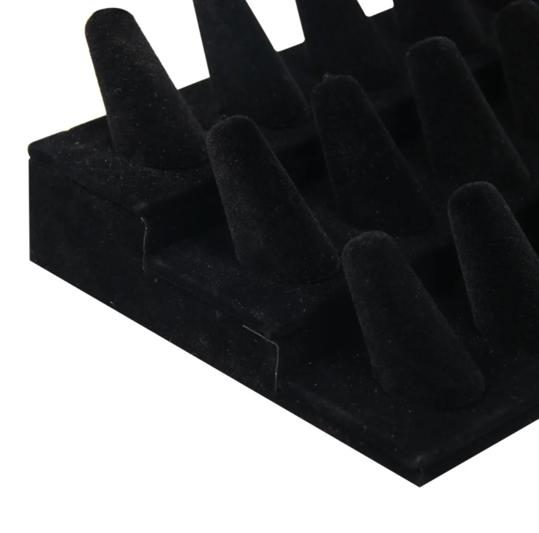 12 18 resin flocking ring display tray  jewelry ring display ring stand jewelry display set