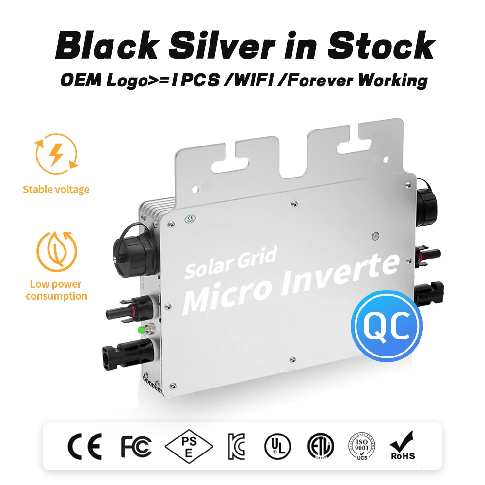 Solar Grid Mini Inverter 800W Smart Monitoring  Device Data Switch Solar Micro Inverter 800W Power Limit