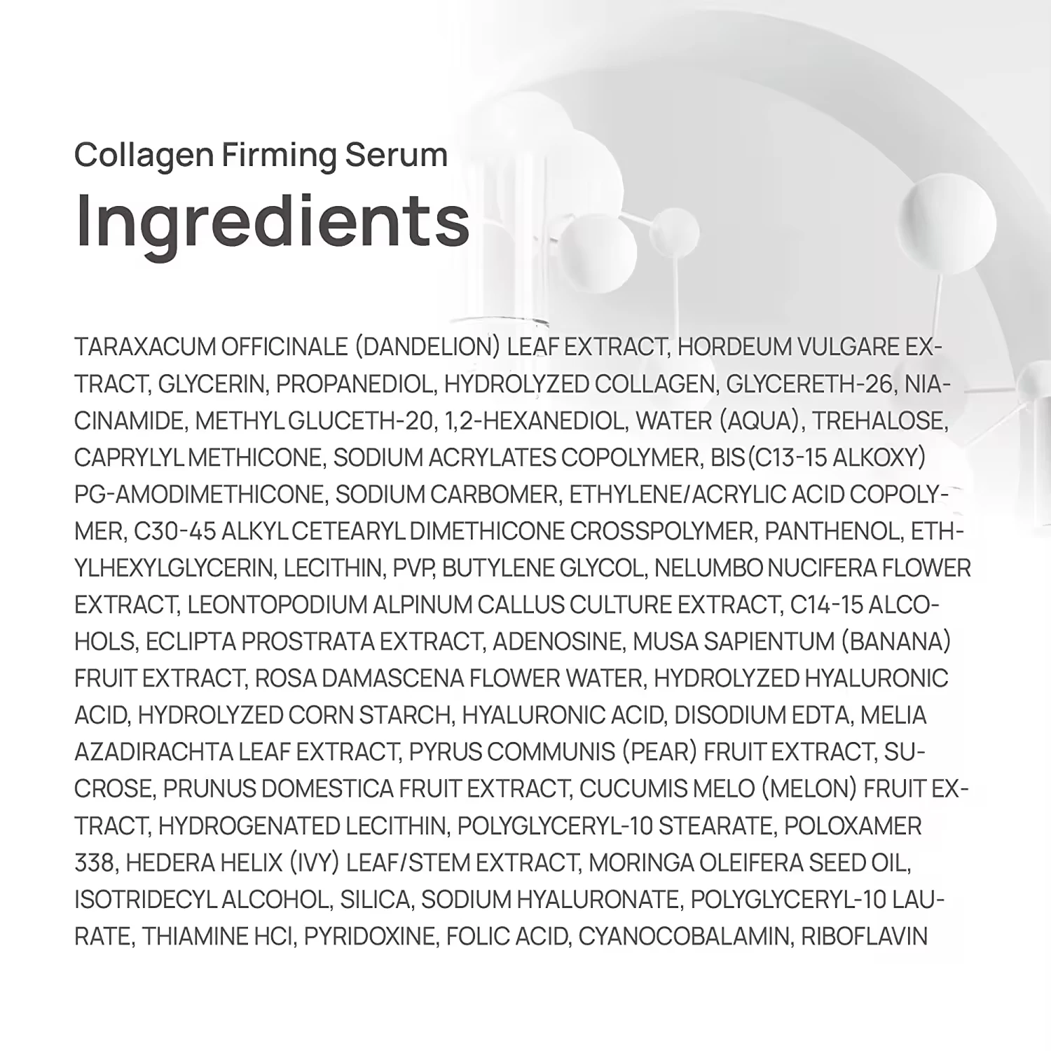 Private Label Skin Care Products Deep Moisturizing Anti-Aging&Wrinkle Tightening Collagen Firming Face Serum