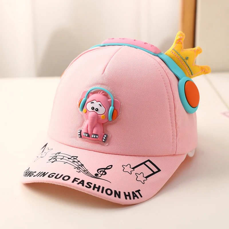 Весенняя милая и интересная детская и мужская солнцезащитная Кепка от солнца в виде слона для детей спортивная детская бейсболка Спортивная Кепка