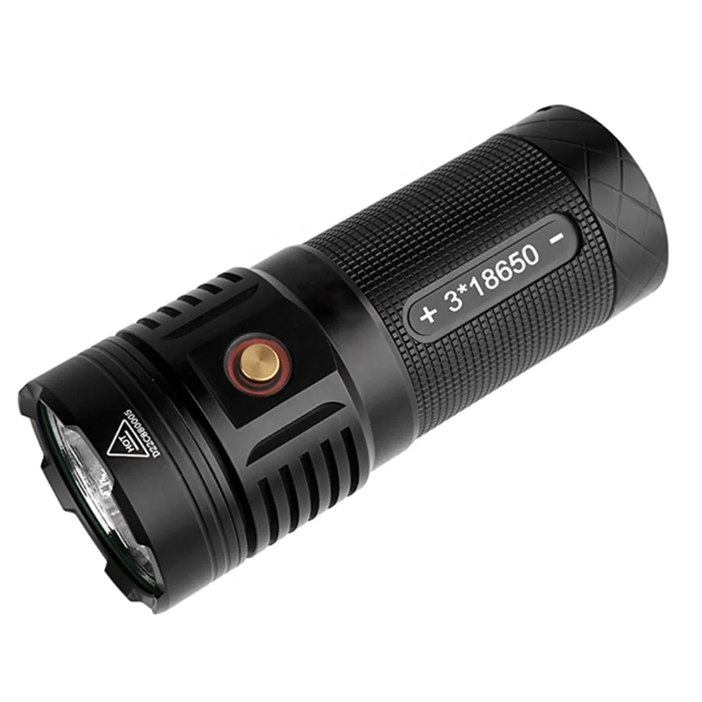 8000LM Super Bright LED Flashlight White Light SST40 LED Torch 600M Range USB Rechargeable Waterproof Camping Light