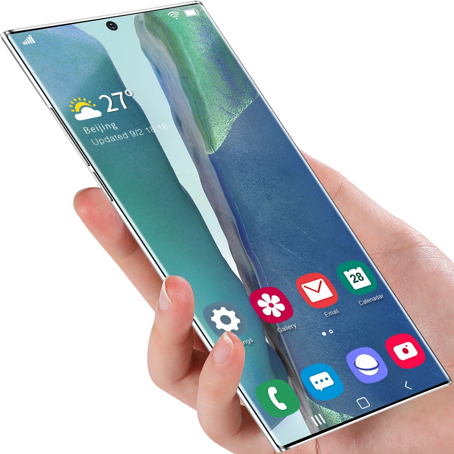 Оригинальный смартфон Note20U + 8 Гб 2020 ГБ 512 дюймовый AMOLED экран на базе Android 6 9 новинка 10