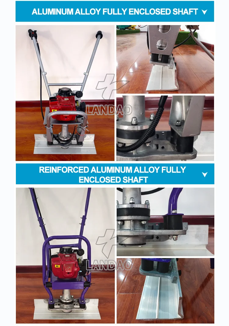Concrete Vibratory Screed, Vibrations Leveling Ruler, Concrete Finishing Vibrating Screed