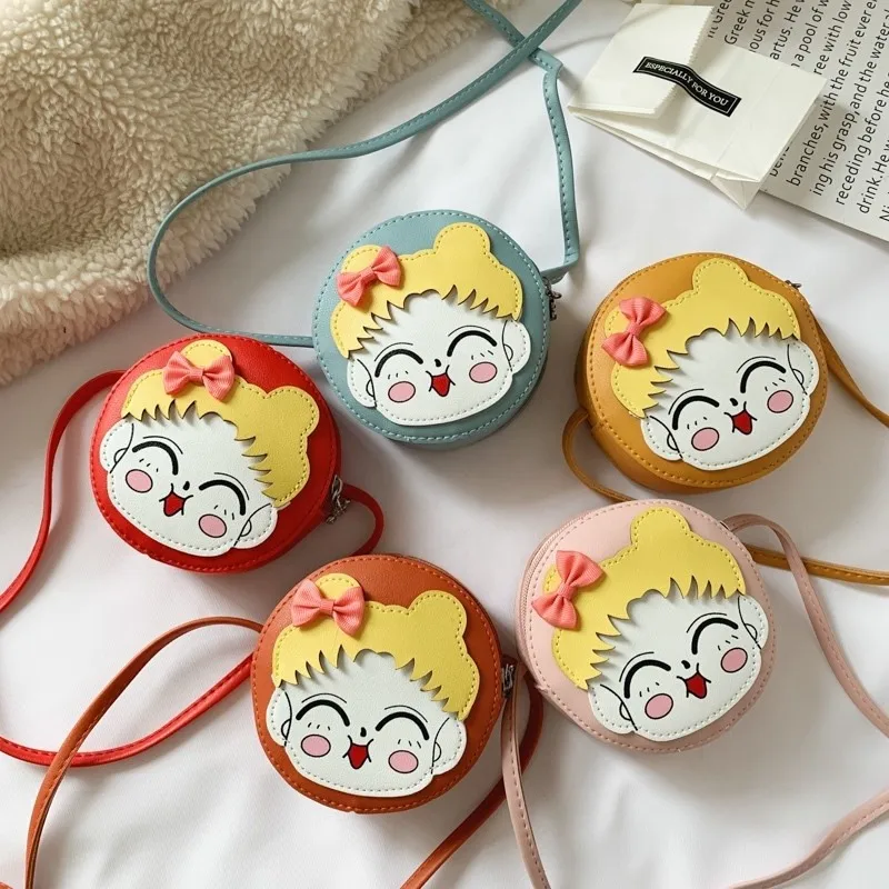 Children new trendy kids designer Sailor Moon girls Shoulder Purse pu leather crossbody cartoon