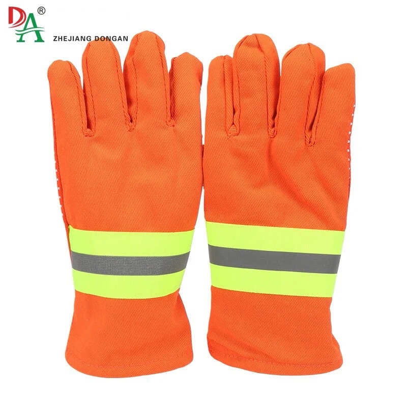 DA OEM Orange Safety Gloves Customizable Product