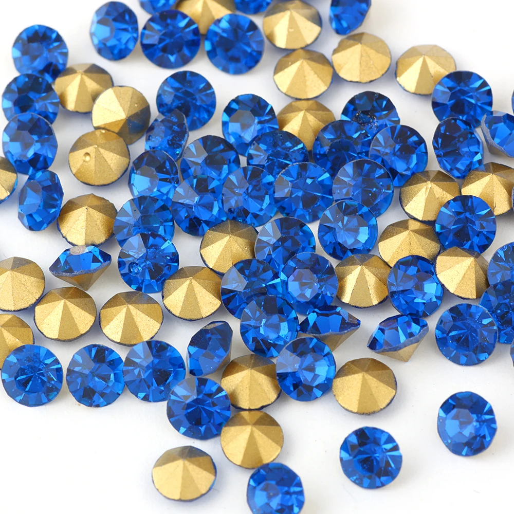 Pointed Back Rhinestone 3D Nail Sew On Rhinestone Small Motif Nail Diamond Jewelry Hotfix Rhinestone Mesh