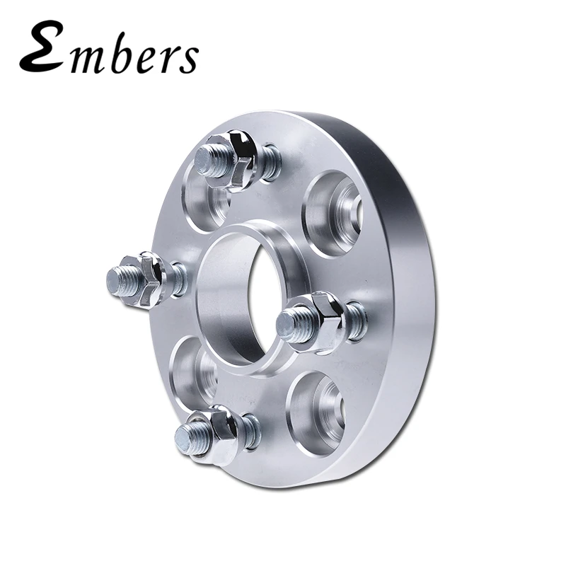 
Anodized Forged Aluminum Wheel spacers 4x100 CB 60.1mm Al7075 T6 Rim wheel Adapters For Renault Clio 15mm 