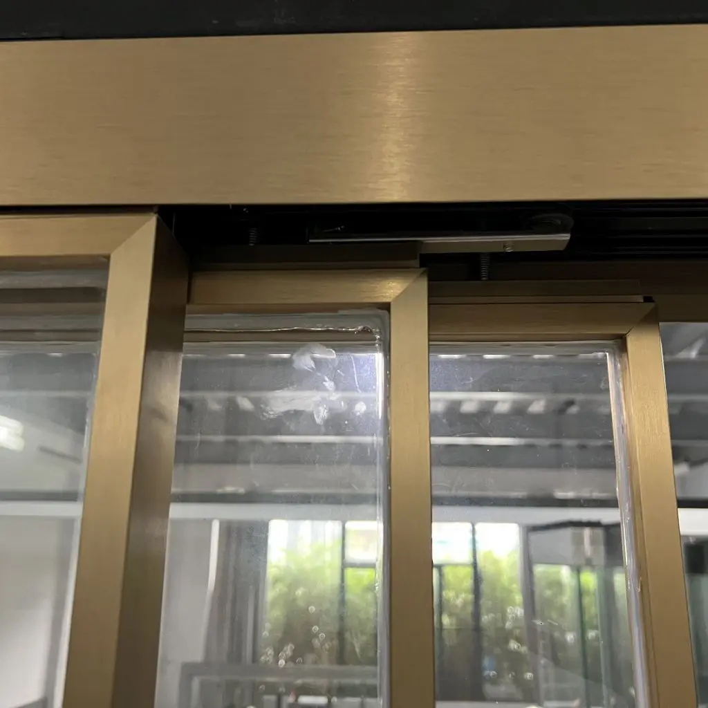 Slim frame glass door interior aluminium sliding door patio soft closing telescopic sliding door