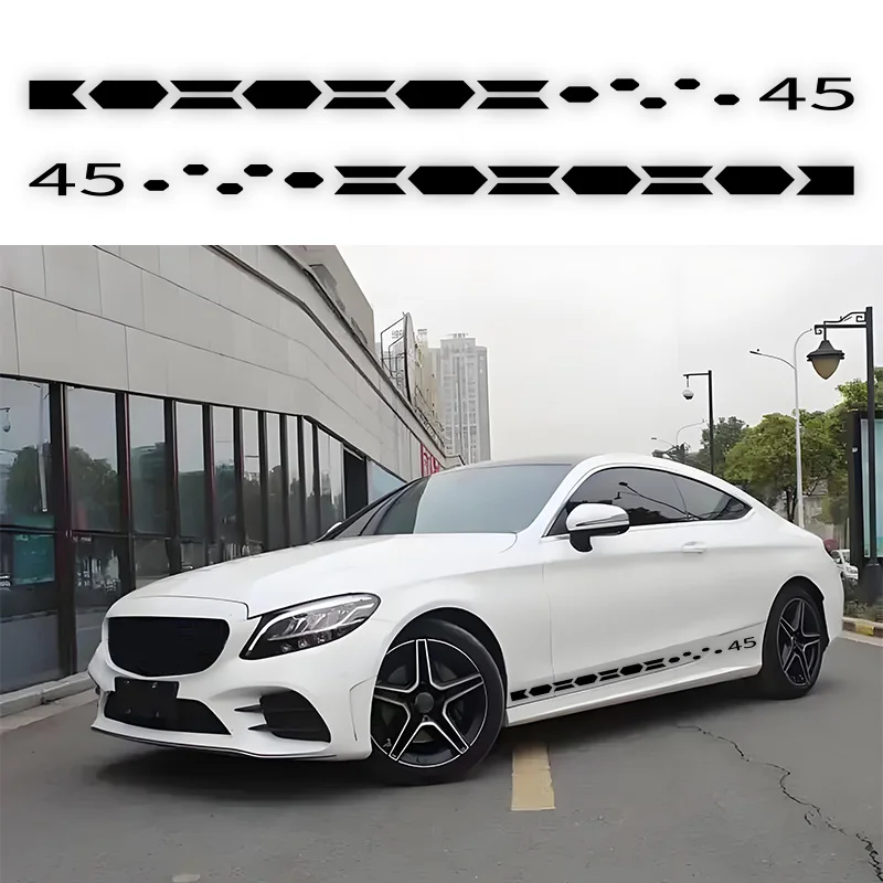 Waterproof Sports Car Door Body Side Decoration Strip Clubsport45 VW Golf 6 7 8 MK8 R Line Trim Accessories 2020-2023 Models