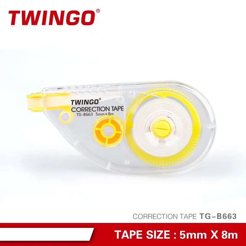 Office Correction Tape  5mmx8m classical  item Stationery Odor-Free automated assembly