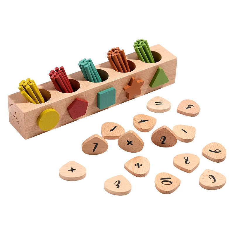 Montessori preschool math toys Math calculation sticks elementary kindergarten puzzle educational toys
