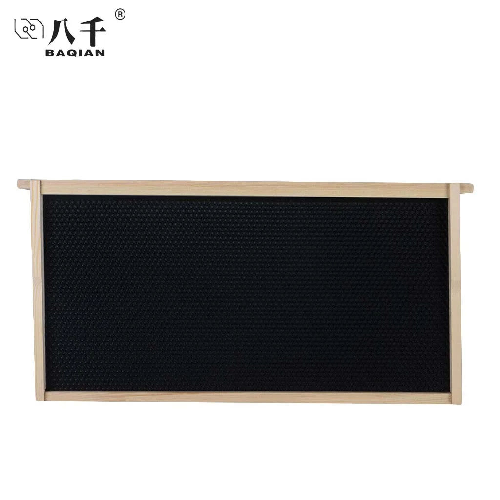 Beekeeping Equipment Langstroth Bee Hive Frames with Plastic Beeswax Sheet Wooden Beehive Frame