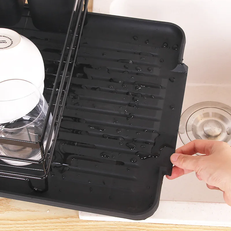 Multifunctional Kitchen Storage Shelf Bowl Organizer Home Rack Over The Sink Dish Drying Rack with Drainer Kitchen Accessories