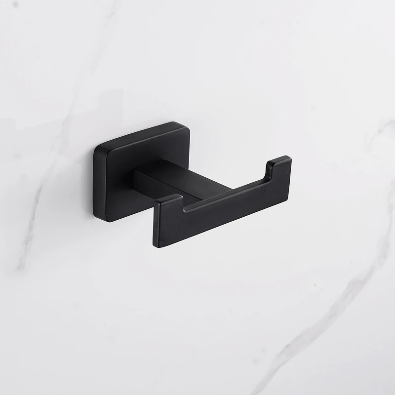 Solid 304 Stainless Steel holder Bathroom Accessory single bar rail metal towel rack