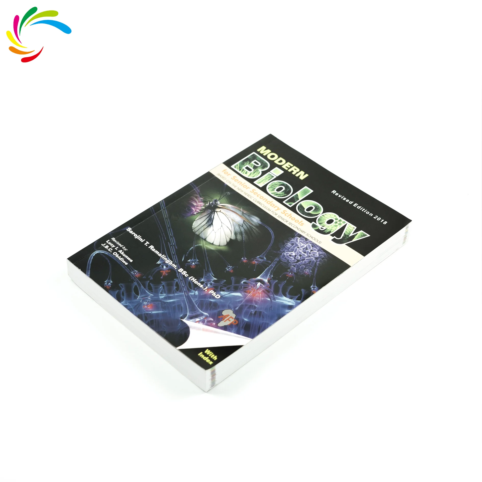 Factory cheap custom full color African English textbooks  junior high school   biology  book  education popular sales book.