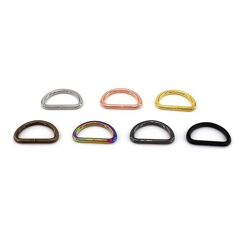 Cheap High Quality Colors Bag D Ring Hardware Metal D Ring Buckle for Handbag
