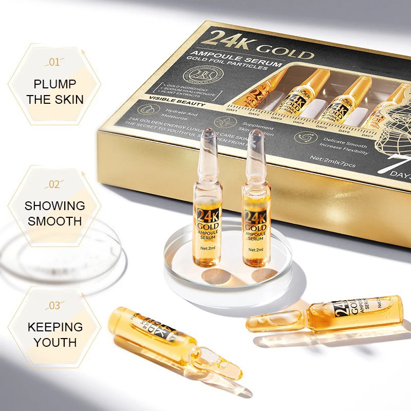 Anti-Wrinkle Anti Aging Whitening Essence Collagen Hyaluronic Acid Serum Facial Skin Ampoules Serum